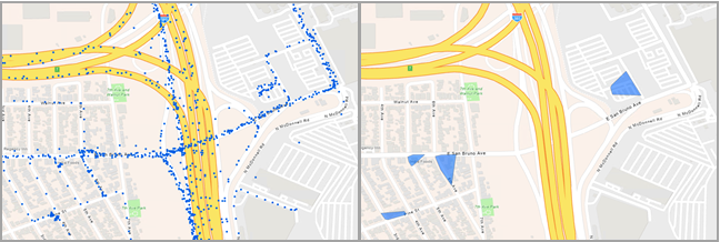 Find Dwell Locations results