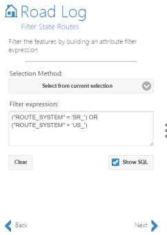 Use an SQL statement to create an attribute filter